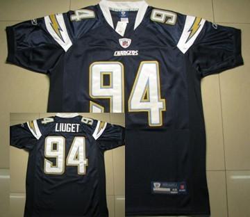 San Diego Chargers 94 Corey Liuget Navy Blue Jersey