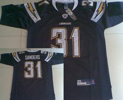 Cheap San Diego Chargers 31 Bob Sanders Navy Blue Jersey For Sale