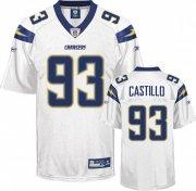 Cheap San Diego Chargers 93 Luis Castillo White Jersey For Sale