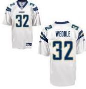 Cheap San Diego Chargers 32 Weddle White Jersey For Sale