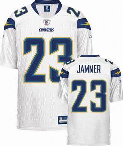 Cheap San Diego Chargers 23 Jammer White Jersey For Sale