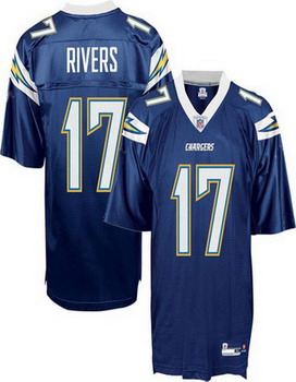 Cheap San Diego Chargers 17 Philip Rivers Navy For Sale