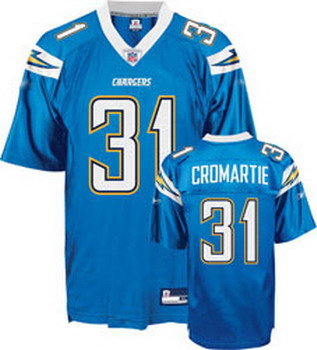 Cheap San Diego Chargers 31 Antonio Cromartie blue For Sale