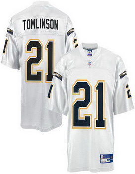 Cheap San Diego Chargers 21 L.Tomlinson White For Sale