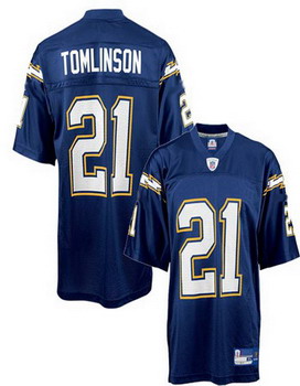 Cheap San Diego Chargers 21 L.Tomlinson Blue For Sale