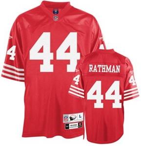 Cheap San Francisco 49ers #44 Rathman Red M&N Throwback NFL Jerseys For Sale