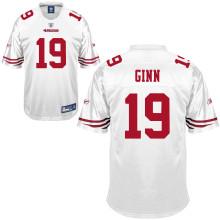 Cheap San Francisco 49ers 19 Ted Ginn White NFL Jersey For Sale