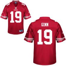 San Francisco 49ers 19 Ted Ginn Red NFL Jersey