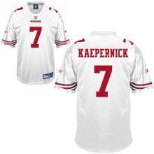 San Francisco 49ers 7 Colin Kaepernick White Jersey