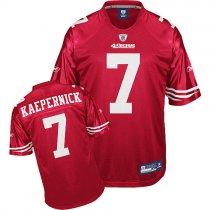 San Francisco 49ers 7 Colin Kaepernick Red Jersey