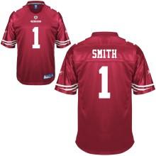 Cheap San Francisco 49ers 1 Troy Smith Red Jersey For Sale