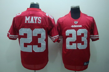 San Francisco 49ers 23 Taylor Mays Red Jerseys