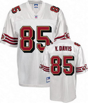 Cheap San Francisco 49ers 85 Vernon Davis Jersey White Jersey For Sale