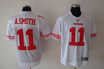 San Francisco 49ers 11 A.SMITH white Jerseys