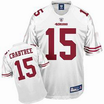 Cheap San Francisco 49ers Michael Crabtree White Jersey For Sale