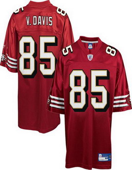 San Francisco 49ers 85 Vernon Davis red