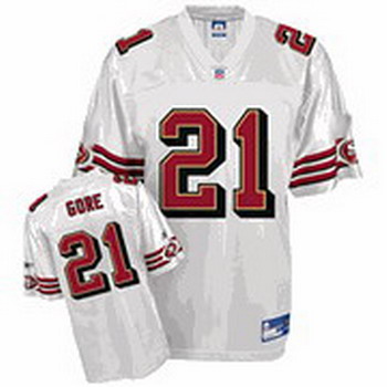 Cheap San Francisco 49ers 21 Frank Gore White For Sale