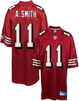 San Francisco 49ers 11 Alex Smith red