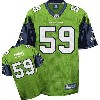 Seattle Seahawks 59 Aaron Curry Green NFL Jerseys