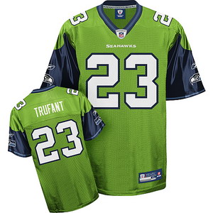 Seattle Seahawks 23 Marcus Trufant Green Jersey