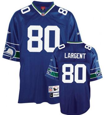 Cheap Seattle Seahawks 80 Steve Largent Throwback blue Football Jersey For Sale