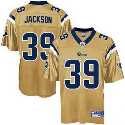 St. Louis Rams 39 Steven Jackson Yellow Jersey