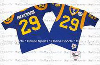 Cheap St Louis Rams 29 DICKERSON Blue Jersey For Sale