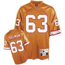 Tampa Bay Buccaneers #63 Selmon Orange M&N Throwback NFL Jerseys