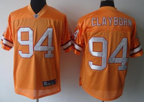 Tampa Bay Buccaneers 94 Adrian Clayborn Yellow NFL Jersey