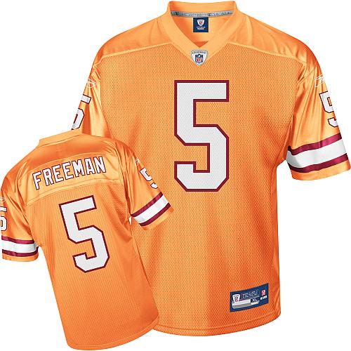 Tampa Bay Buccaneers 5 Josh Freeman Orange Jersey