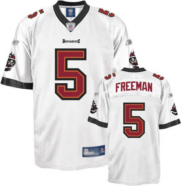 Tampa Bay Buccaneers 5 Josh Freeman White Jersey