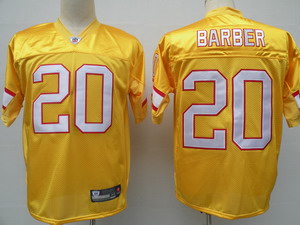 Tampa Bay Buccaneers 20 Ronde Barber yellow Jersey