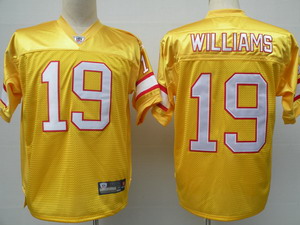 Tampa Bay Buccaneers 19 Williams yellow Jersey