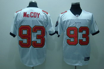 Tampa Bay Buccanee 93 Mccoy white jerseys