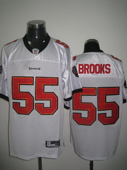 Cheap Tampa Bay Buccanee 55 brooks white Jerseys For Sale