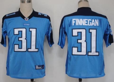 Tennessee Titans 31 Finnegan Light Blue NFL Jerseys