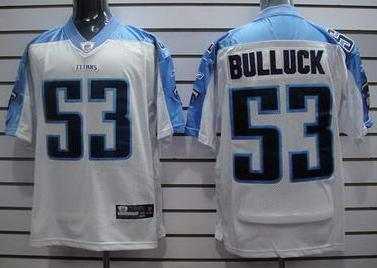Tennessee Titans 53 Keith Bulluck White NFL Jersey