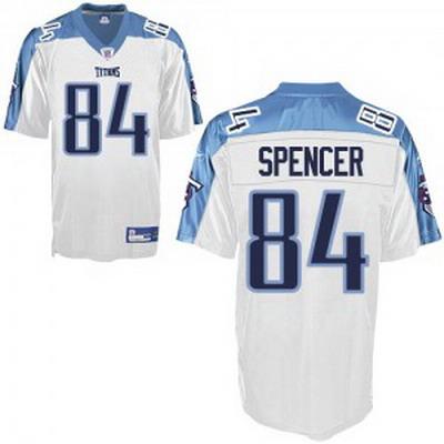 Tennessee Titans 84 Spencer White Jerseys