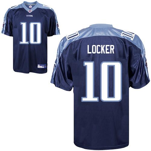 Cheap Tennessee Titans 10 Jake Locker Dark Blue Football Jerseys For Sale
