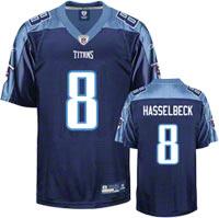 Tennessee Titans 8 Matt Hasselbeck Dark Blue Jerseys