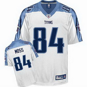 Tennessee Titans 84 Randy Moss Jersey White Jerseys