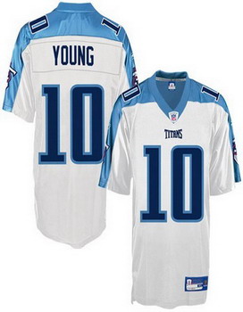 Cheap Tennessee Titans 10 Vince Young White For Sale