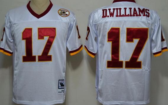 Cheap Washington Redskins 17 D.Williams White M&N NFL Jerseys For Sale
