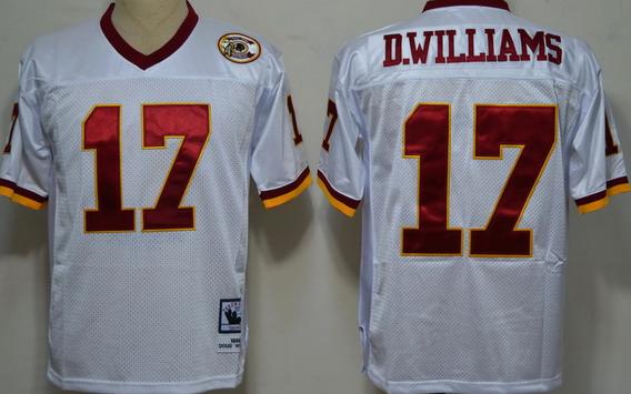 Washington Redskins 17 D.Williams White M&N NFL Jerseys
