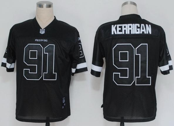 Washington Redskins 91 Ryan Kerrigan Black NFL Jerseys