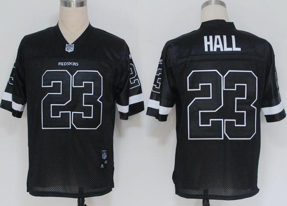 Cheap Washington Redskins 23 Hall Black NFL Jerseys For Sale