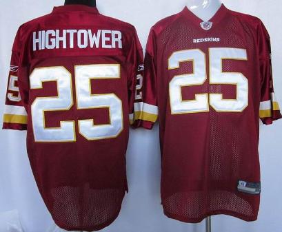 Washington Redskins 25 Tim Hightower Red NFL Jerseys