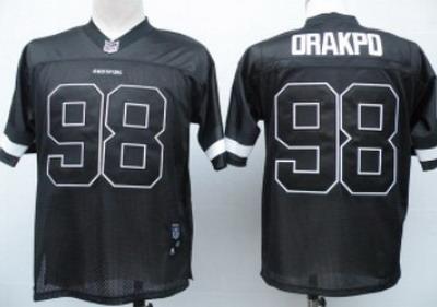 Washington Redskins 98 Orakpo Black NFL Jerseys
