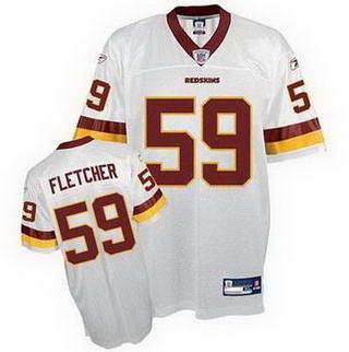 Washington Redskins 59 London Fletcher White NFL Jersey
