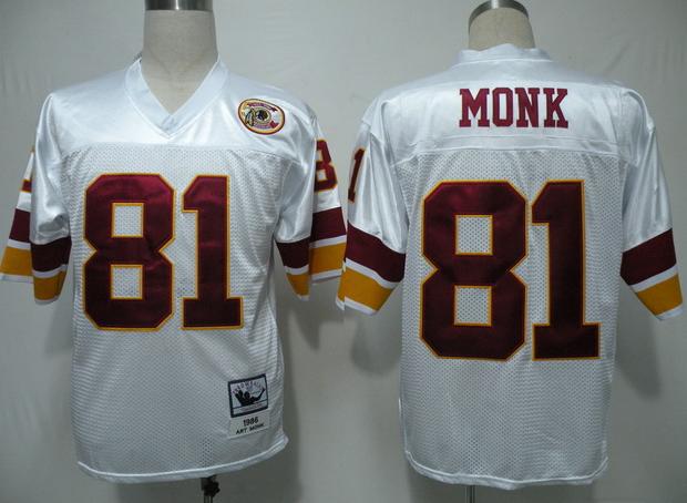 Cheap Washington Redskins 81 Monk White NFL Jersey For Sale